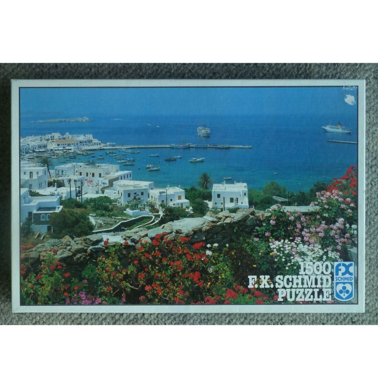1500 Piece Jigsaw of Greek island