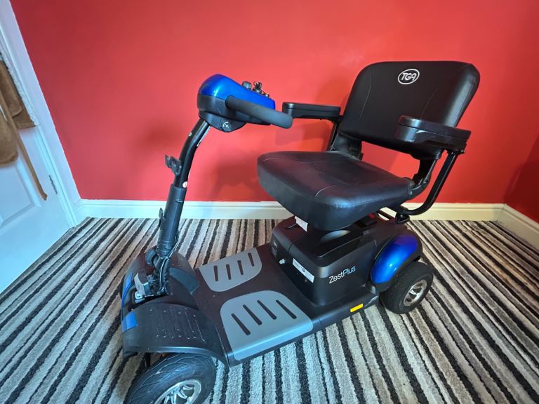 TGA Zest Plus Mobility Scooter – Blue, Good Condition