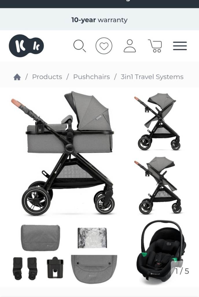 Pram 2 in 1 esme kinderkraft