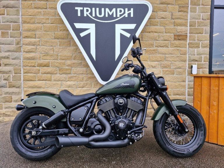 2022 Indian Chief Bobber Dark Horse - Stunning Matt paint - Freedom Exhaust