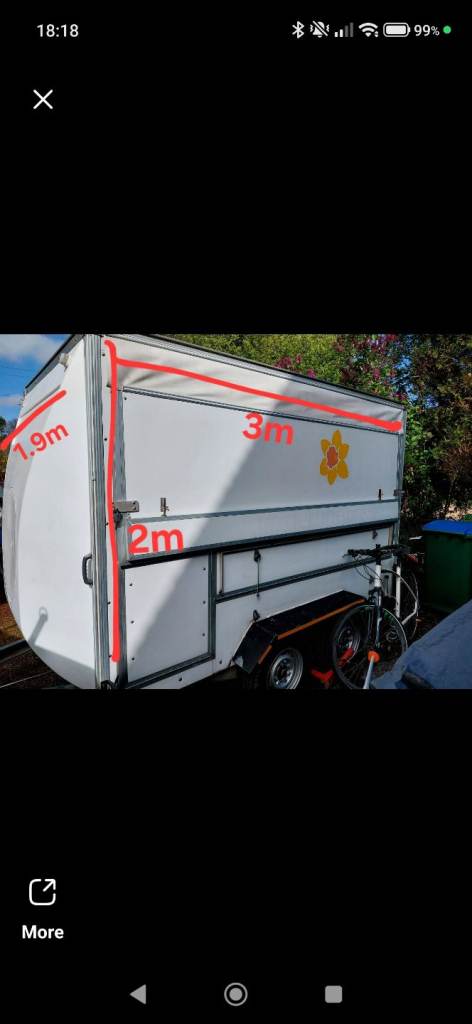 Box/Exhibition Trailer for sale 