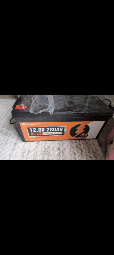 EcoWorthy 12V 280Ah LiFePO4 Lithium Battery