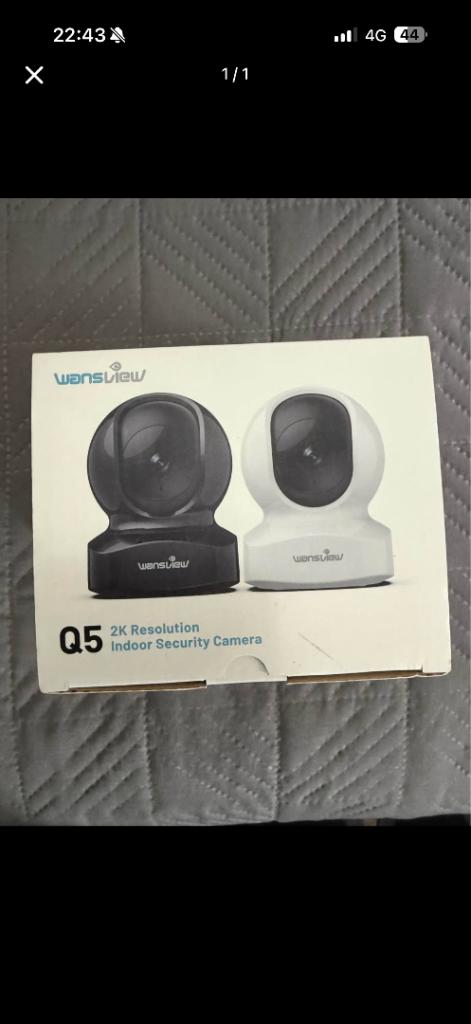 Wansview Q5 2K Resolution Indoor Security Camera - New in Box