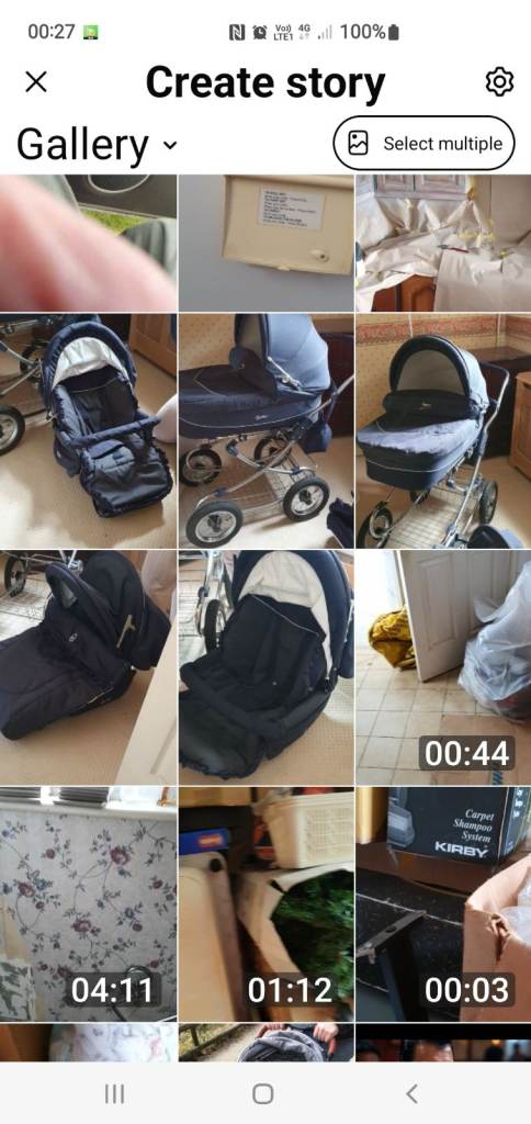 Pram & accessories as new