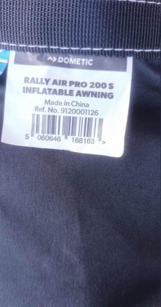 Kampa Rally Air pro 200S Awning 