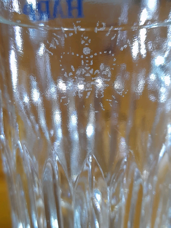 Antique KEG HARP 1/2 PINT GLASSES- 1970