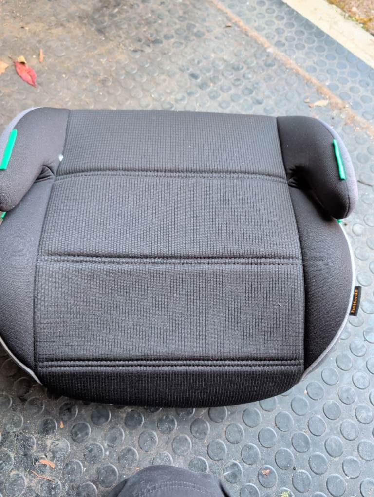 Black Fabric Child Booster Car Seat – Good Condition