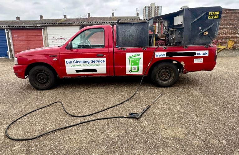 Wheelie Bin Cleaning Van
