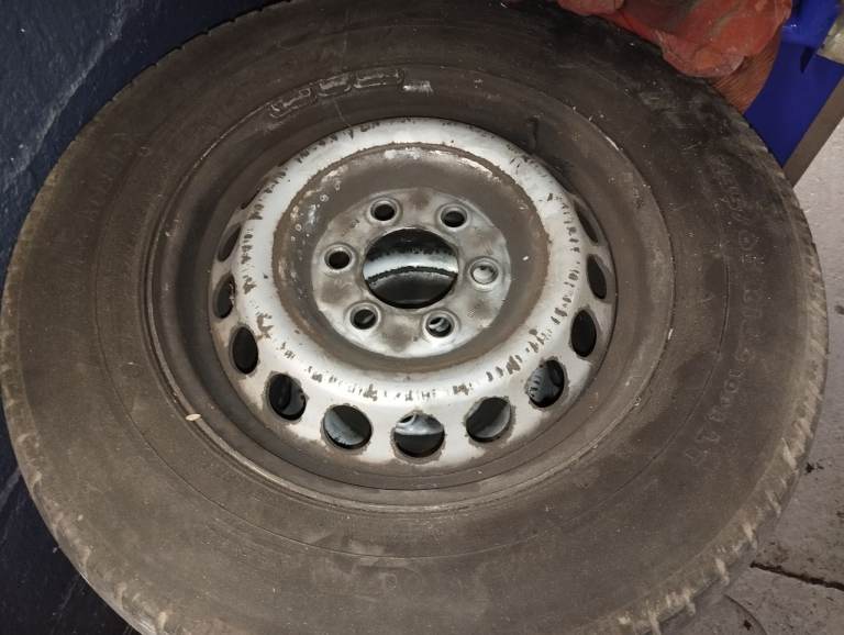 VW crafter sprinter wheels and tyres 6 stud set of x 4 