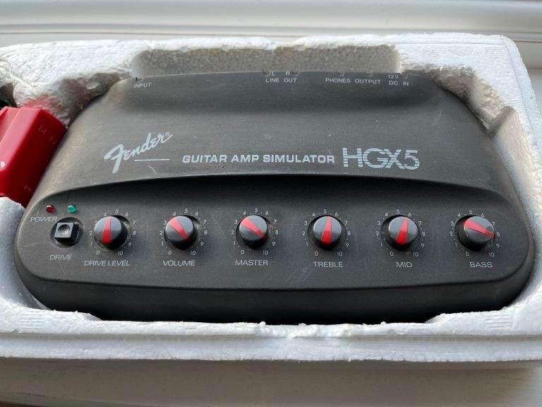 Rare Vintage Fender HGX5 Guitar Amplifier Simulator - Made in Japan