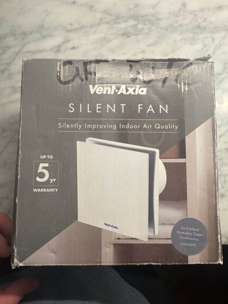 3 no. Vent-Axia Silent Fans – New, Unused