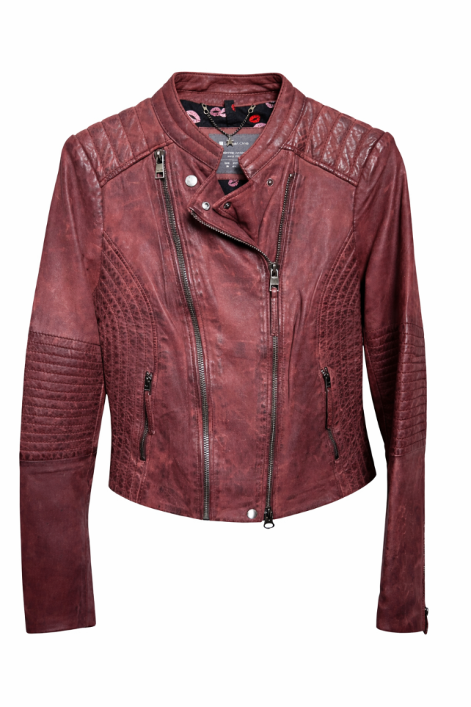 Women leather jacket