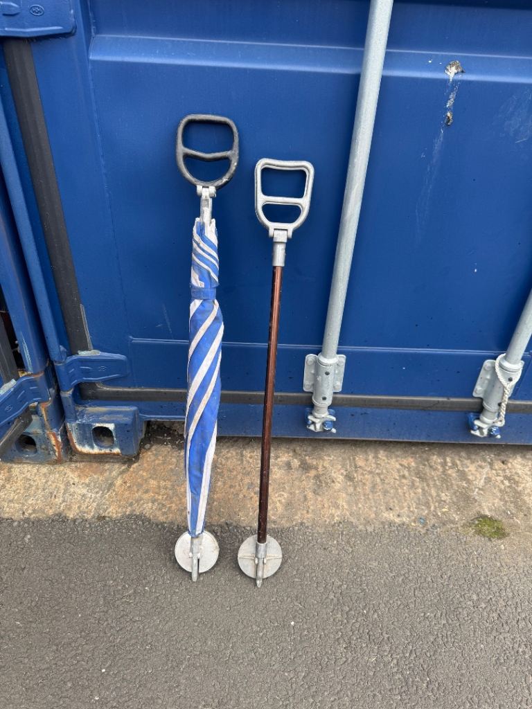 Pair of Fishing Umbrella Stands - Good Condition