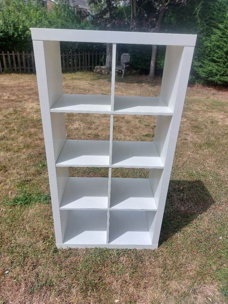 White Cube Storage Unit / Bookshelf – Good Condition