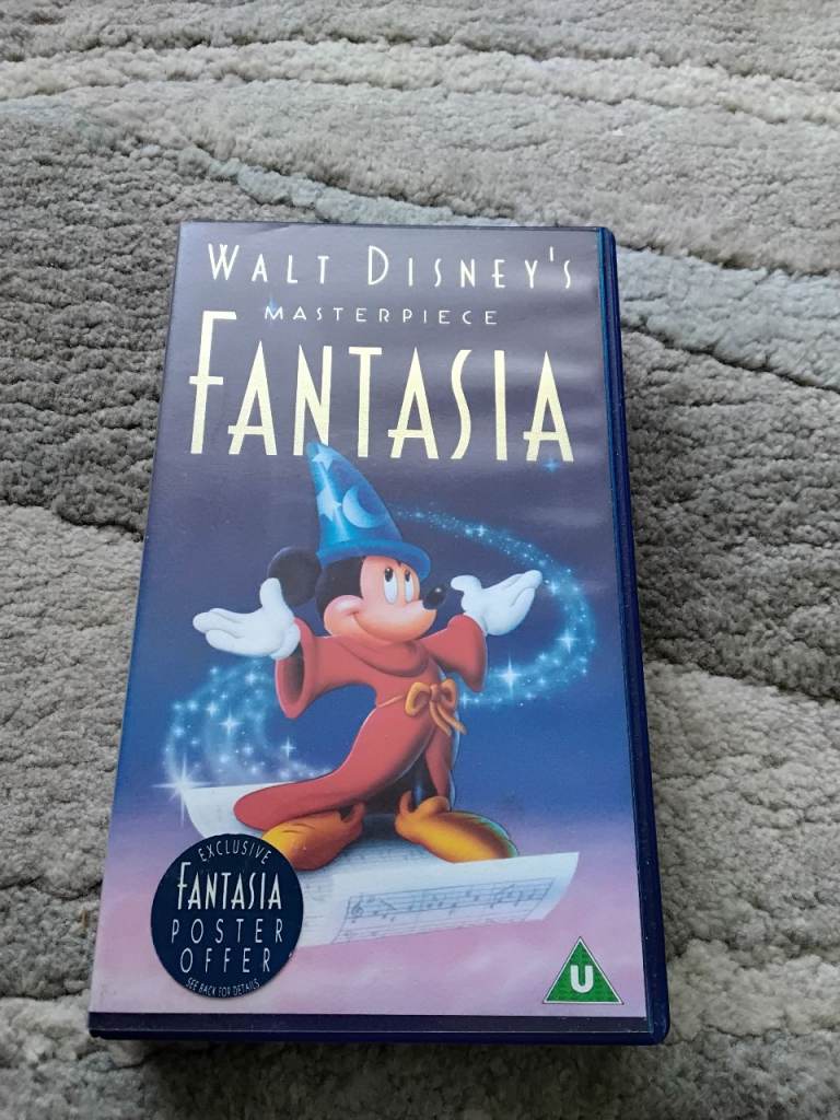 Walt Disney's Fantasia VHS Tape – £2