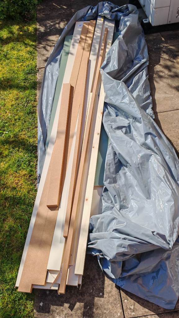 Wooden timber planks