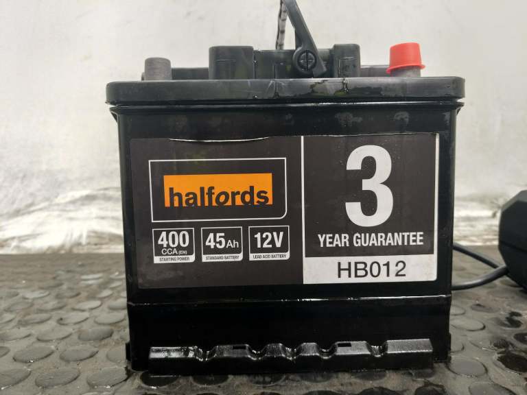Halfords 012 Car Battery 45ah 400cca Refurbished Re-Charged