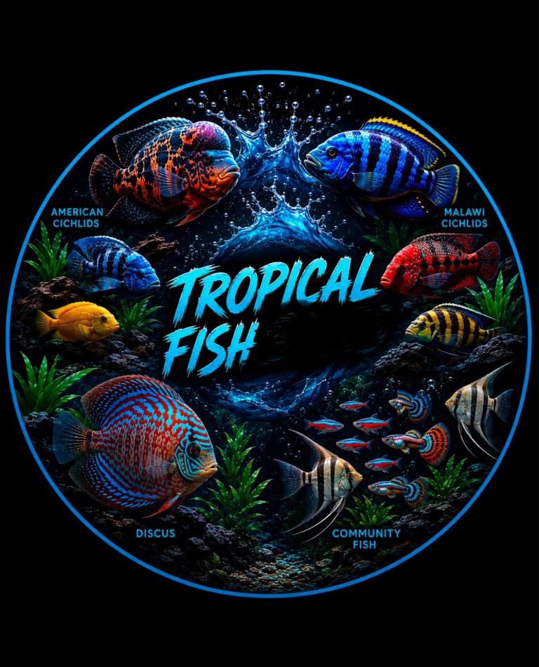 American cichlids & plecos