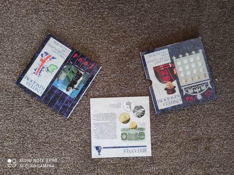 UK, 1994 Brilliant Uncirculated Coin Collection, Issued by The Royal M