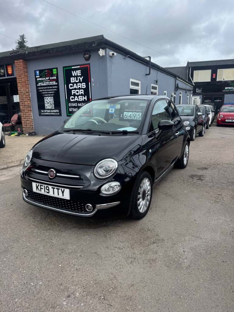 2019 Fiat 500 1.2 Lounge 3dr HATCHBACK Petrol Manual