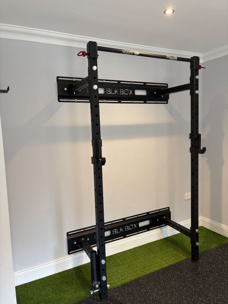BLKBOX wall mounted Fold away Squat Rack