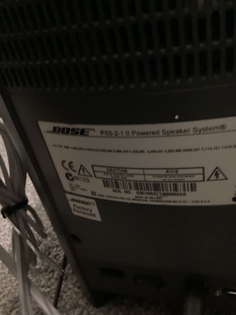 Bose Surround Sound System Home Cinema