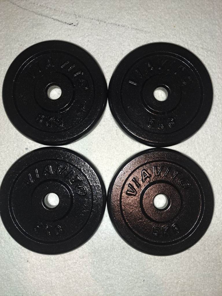 Weight plates 4x5kg 
