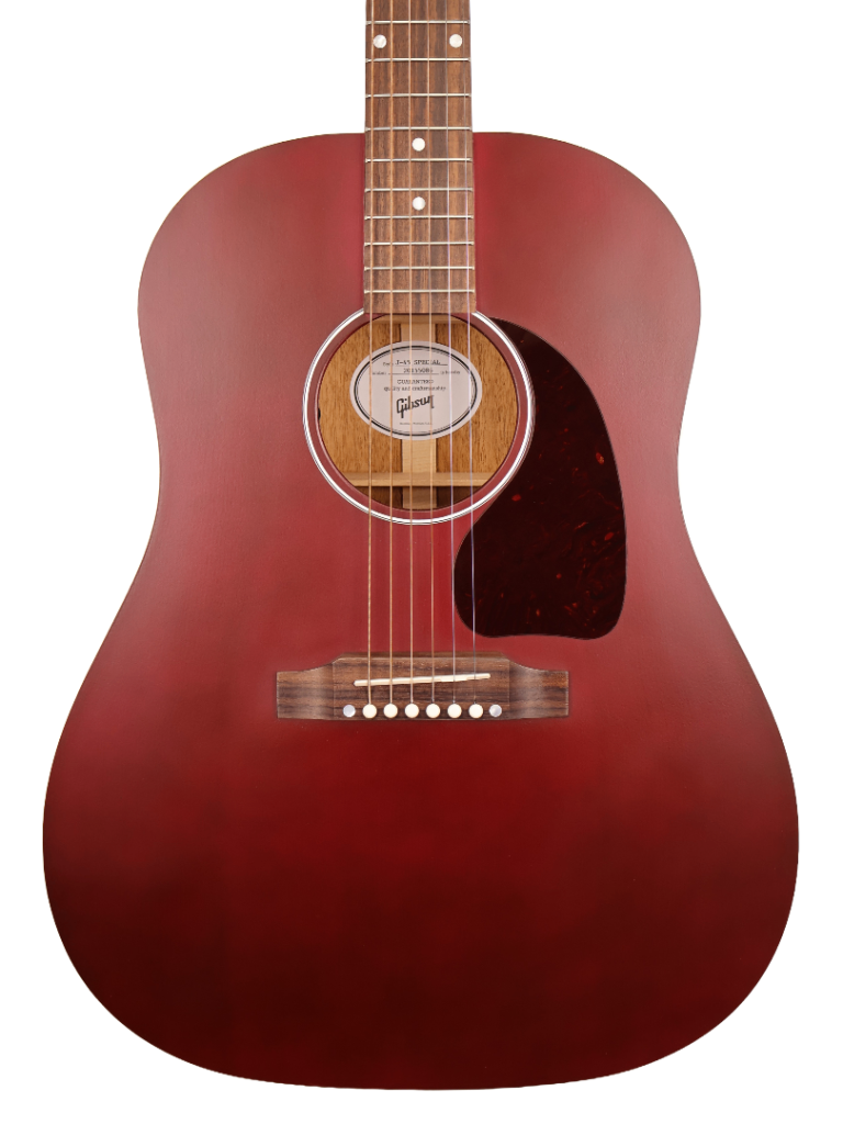 Gibson J-45 Special, Electro Acoustic Guitar, Satin Wine Red (2025)