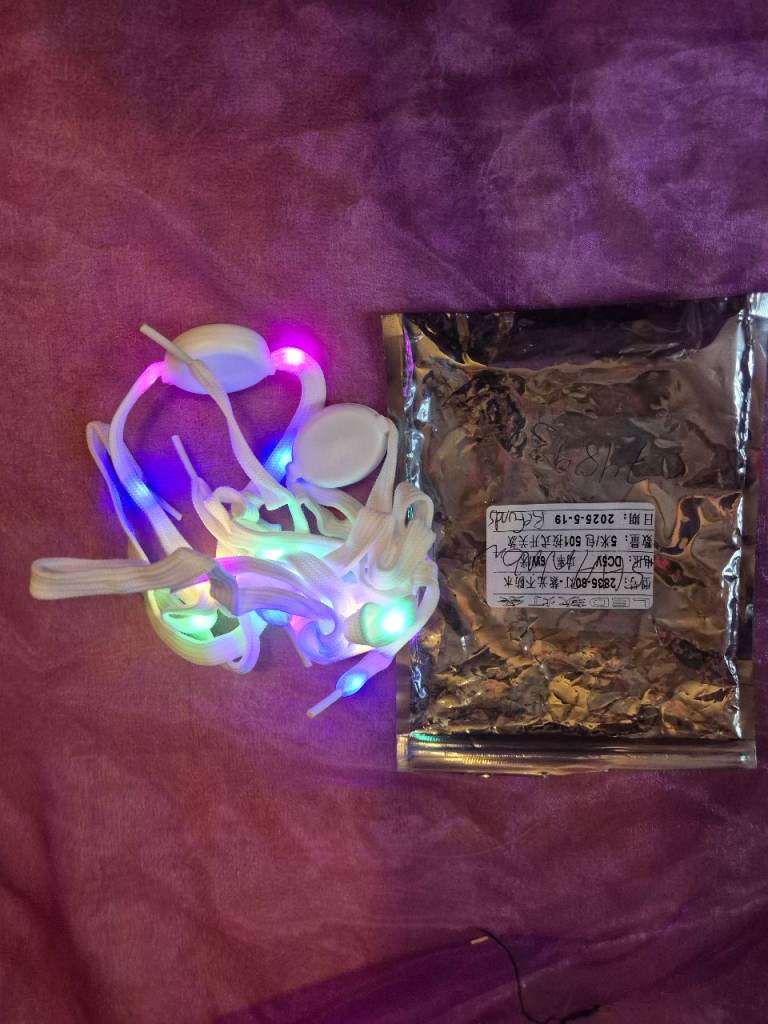 Light up shoe Laces.  Brand new.  Fits all size shoes.
