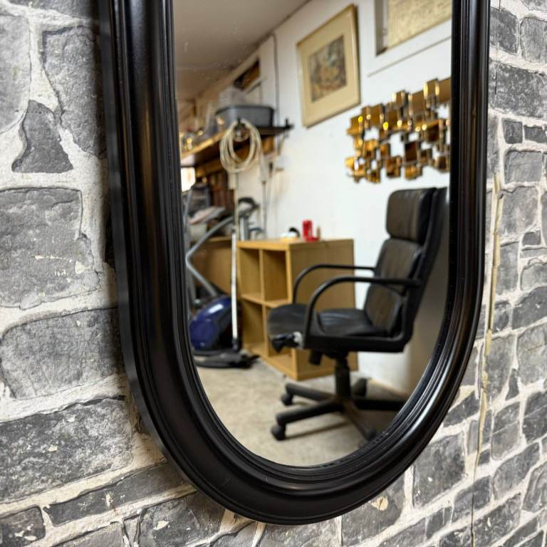 Black Arched Wall Mirror – Home Collections