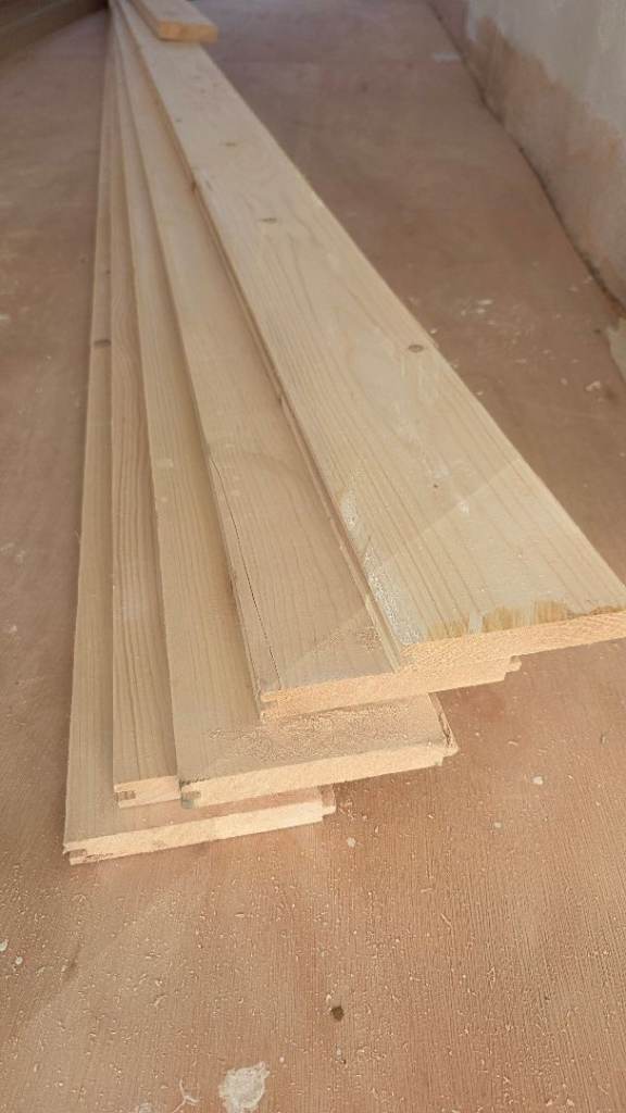 T&G subfloor floorboards 110mmx18mm - 3.6M length - tongue and groove floor