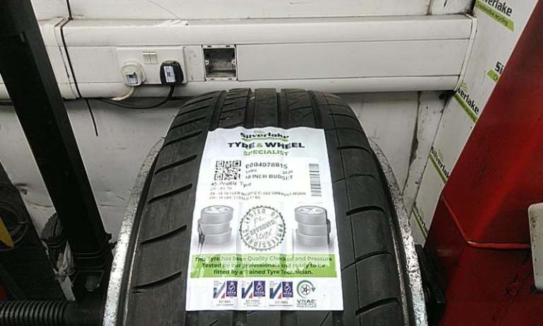 245 45 18 100w Invovic El600 5mm Part Worn Pressure Tested Tyre