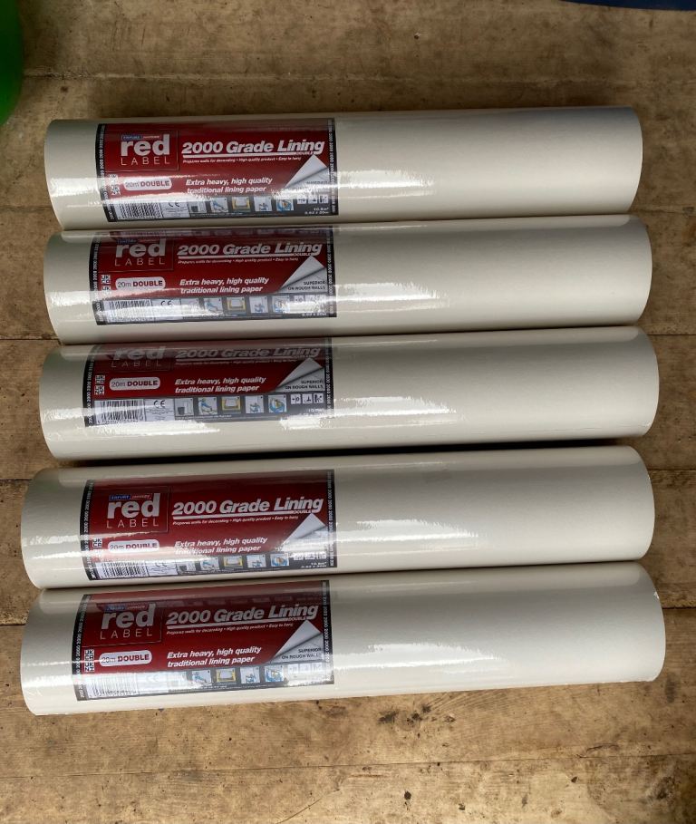 Red Label 2000 Grade Lining Paper – New