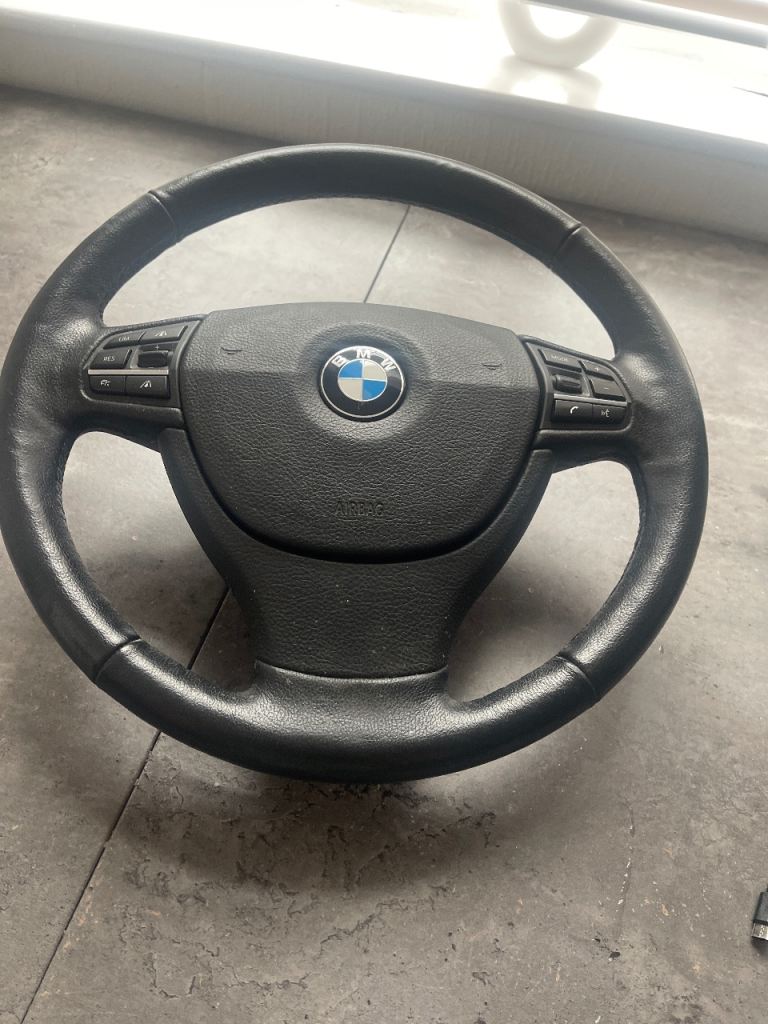 BMW F06 F13 F10 F01 F07 F11 F12 M Sport Multifunctional Leather Steering Wheel