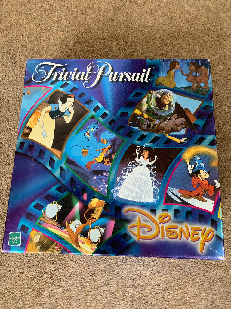 Disney Trivial pursuit board game