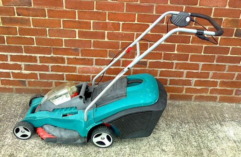 Lawnmower No Text Please, Bosch Rotak, See More, cordless 36v + (UNTESTED)No Battery .