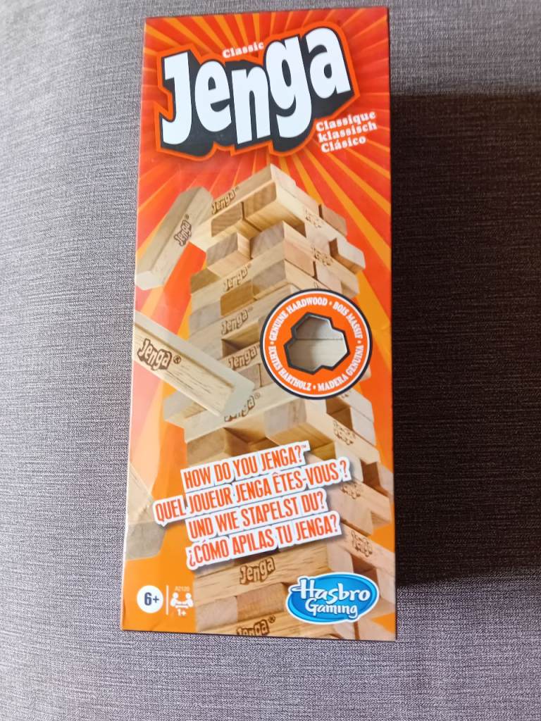 Hasbro Jenga. New and sealed in box. 