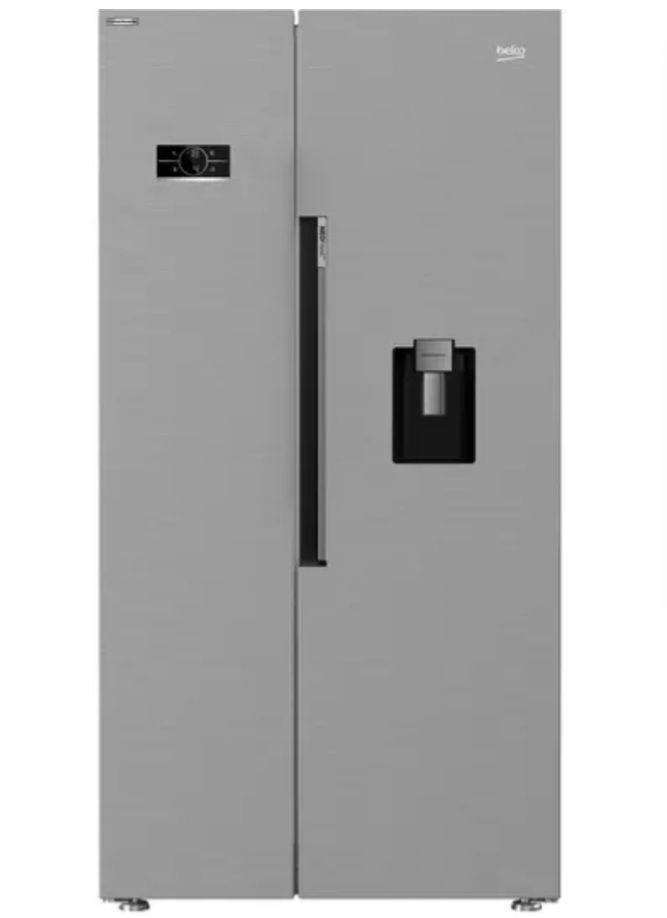 BEKO Pro HarvestFresh ASD2442VPS American-Style Fridge Freezer - Stainless Steel