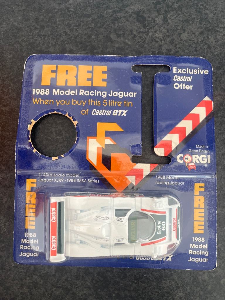 Corgi 1988 Model Racing Jaguar XJRP Die-Cast Car - New in Pack