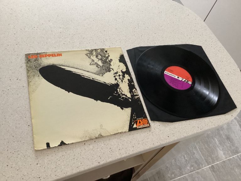 Led Zeppelin I France 1970 issue LP record RARE!