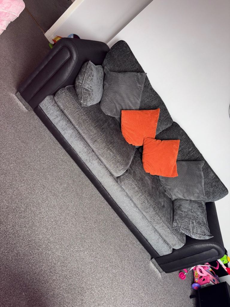 DFS Ollie Sofas and Footstool