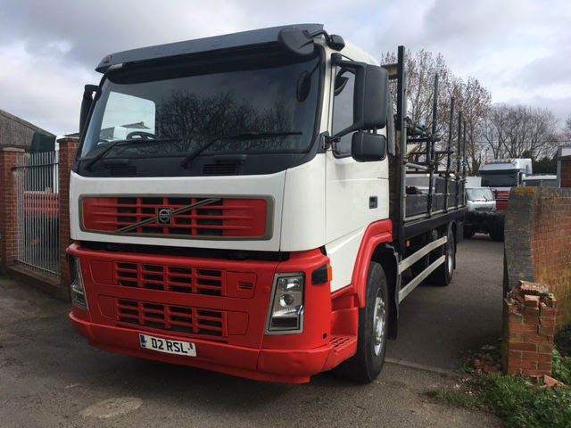 2004 Volvo FM9 18ton 23ft Scaffolding Lorry- Flat, Day Cab I-Shift Gearbox