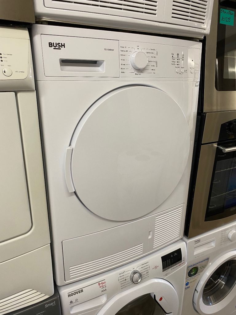 🚚✅WHITE BUSH 7KG CONDENSER TUMBLE DRYER £115 CAN DELIVER 