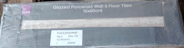 BRAND NEW TILES - WOOD EFFECT 