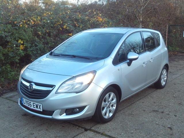 2016 Vauxhall Meriva 1.4i 16V Life 5dr Silver 39k Miles Years MOT Warranty MPV Petrol Manual