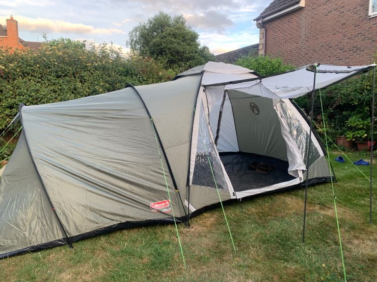 Coleman waterfall 5 deluxe tunnel tent. 