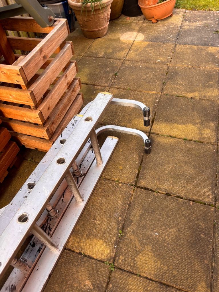 Roof ladders by lyte 15 ft double ladders 