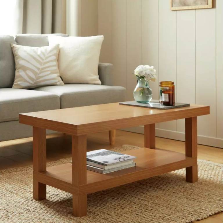 Home Stratford Oak Veneer Coffee Table - Natural - 769/8927