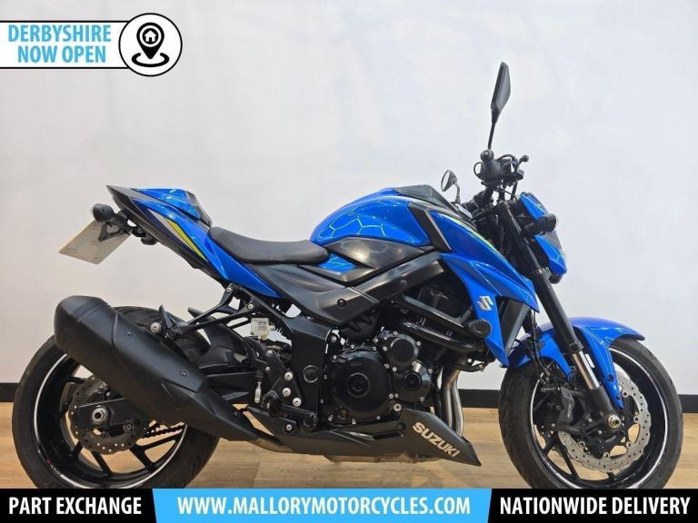 Suzuki GSX-S750 Blue 2020 - Heated Grips, R&G Bungs, R&G Tail Tidy