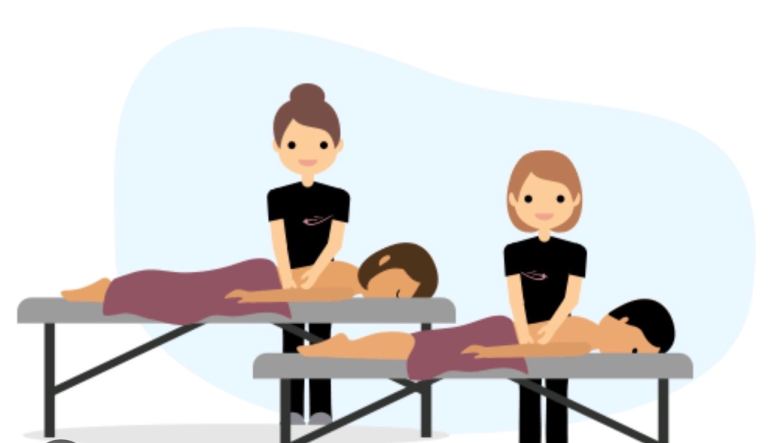 Luxury mobile couples massage